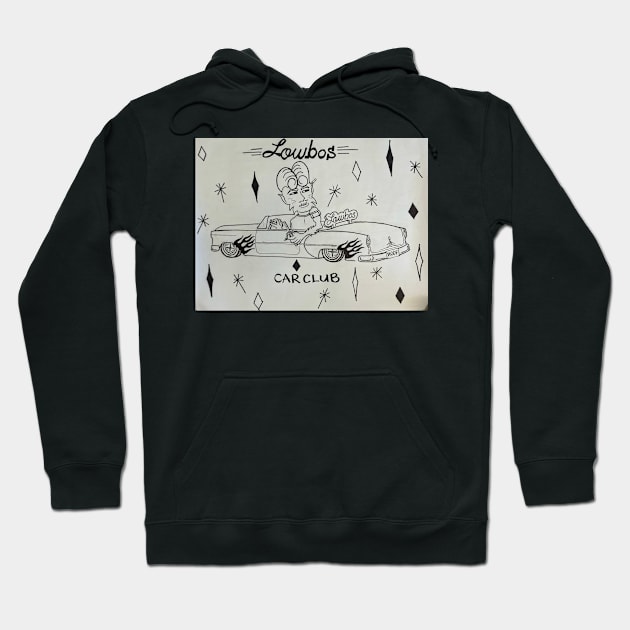 Lowbos Car Club Hoodie by Sexy Chico Boy Javier 